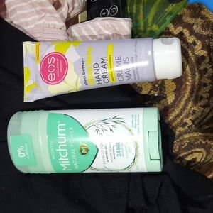 NWT Mitchum Natural Power Deodorant Women ZERO ALUMINUM & EOS Hand Cream Bundle